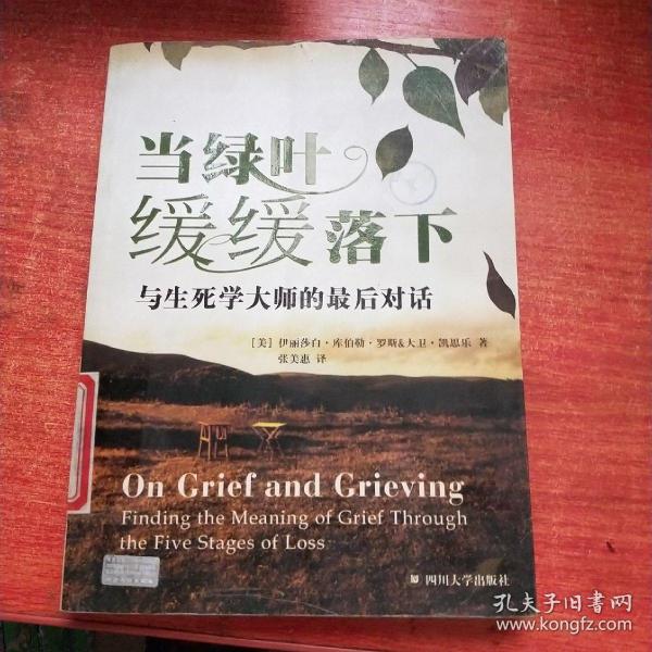 当绿叶缓缓落下：与生死学大师的最后对话