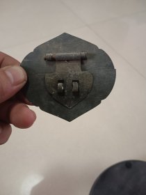 民国小木箱上的铜件 老铜活
