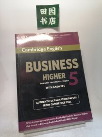 Cambridge English Business 5 Higher Self-Study Pack (Student's Book with Answers and Audio CD)