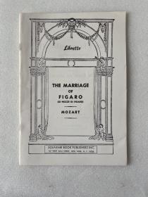 现货 英文原版 The Marriage of Figaro    Metropolitan Opera LIBRETTO Library 大都会歌剧剧本