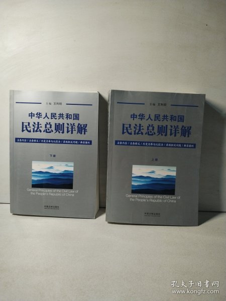 中华人民共和国民法总则详解（套装上下册）