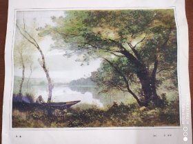 油画《风麦》法 克罗 规格52*38厘米