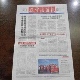 辽宁法治报（改版号）原辽宁治制报，8版全，全新