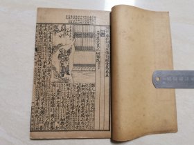 清代教科书 石印线装本（绘图评点春秋纲目左传）六册六卷全一套 品好未翻阅过