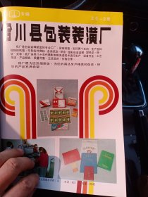 重庆市合川县包装装潢厂，重庆市合川县彩印厂，80年代广告彩页一张