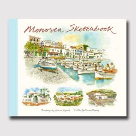 现货 梅诺卡岛水彩笔记速写Menorca Sketchbook Fabrice Moireau