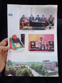 江苏宿迁40°49°和50°洋源大曲酒获中国农业博览会金牌奖和银牌奖，广告一张