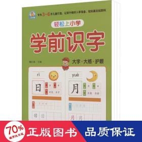 轻松上小学：学前识字幼小衔接大开本适合3-6岁幼儿园一年级幼升小学识字练习