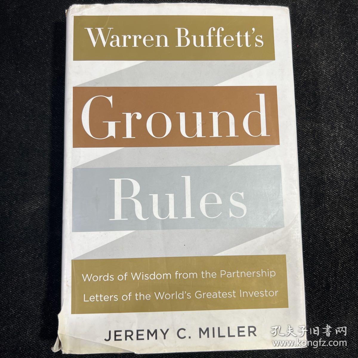 英文原版 Warren Buffett's Ground Rules巴菲特致股东的信：投资原则篇 精装 英文版 进口英语原版书籍D3