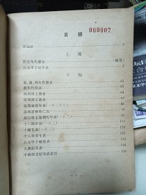 中国压史纪年表