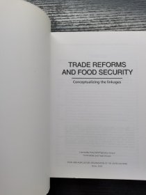 Trade reforms and food security.