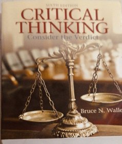 critical thinking: consider the verdict  art of thinking a guide pocket 批判性思维 英文原版