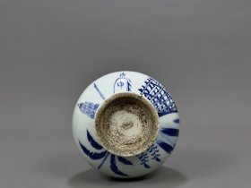 元青花蒙恬将军人物故事纹玉壶春瓶28x15