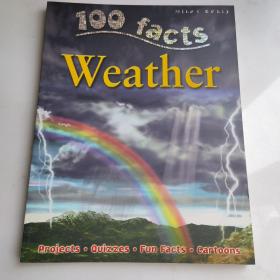100 facts  Weather 100个事实系列 儿童科普知识大全百科英语