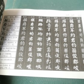 九体书祛实用字典