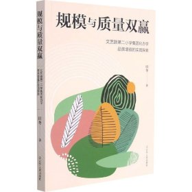 规模与质量双赢 文艺路第二小学集团化办学品牌增值的实践探索田冬辽宁人民出版社9787205102524全新正版