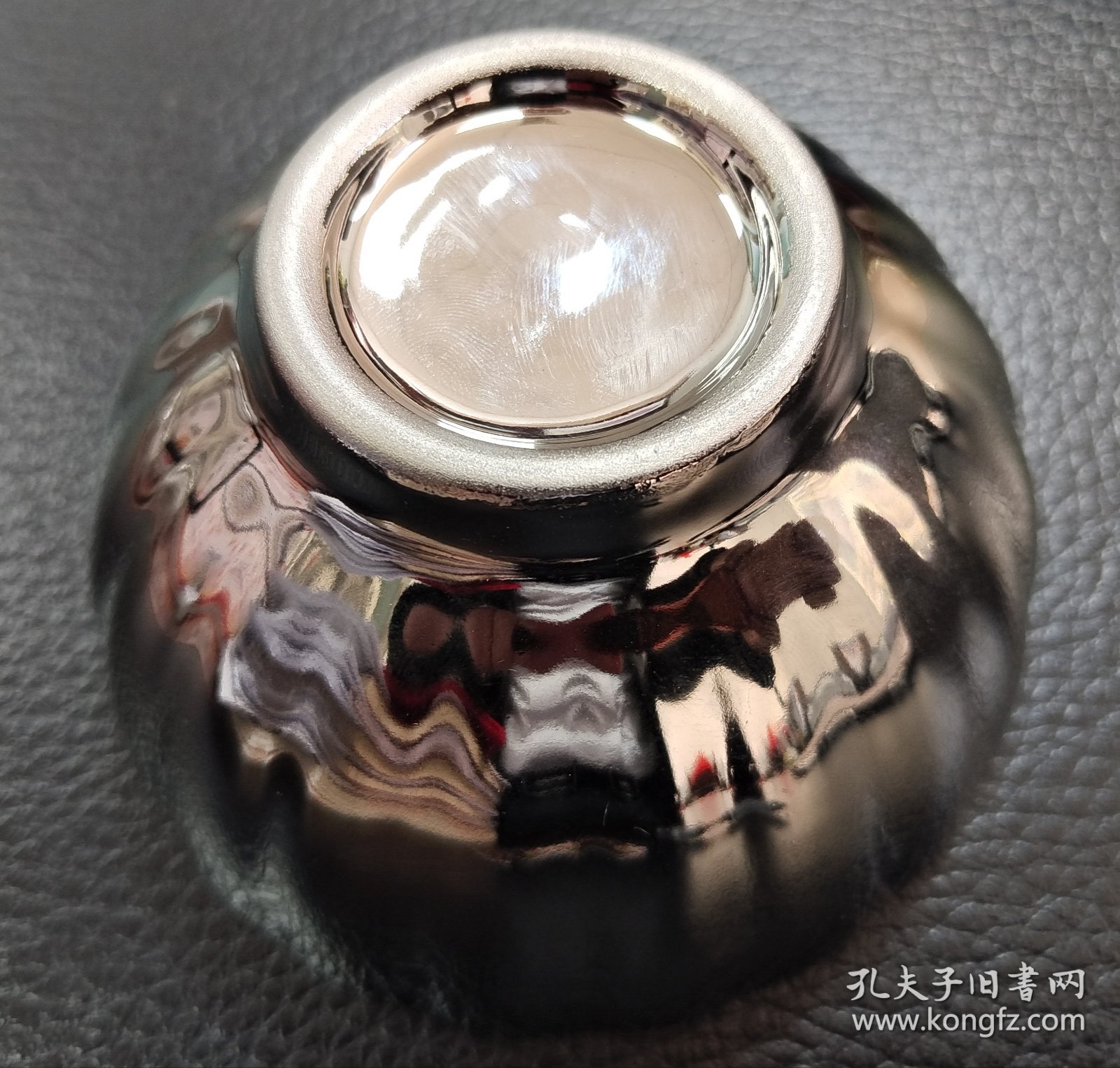 福建龙窑柴烧精品《银羽孔雀》主人杯(工艺师现场开窑，千里挑一，口经9.5厘米，高5厘米，心爱之物，有缘人私聊)