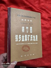 柿竹园钨多金属矿床地质 【16开，硬精装】