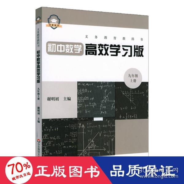 义务教育教科书初中数学高效学习版 九年级上册