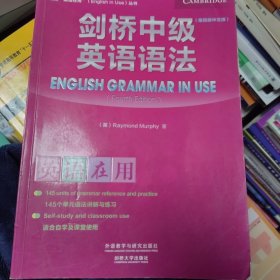 百分百正版 剑桥中级英语语法(第四版中文版)(剑桥英语在用丛书)