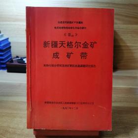 天格尔金矿成矿带地物化综合研究及找矿靶区优选课题研究报告