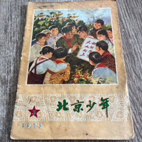 北京少年1973年第3期，封面：雷锋叔叔和我们在一起(水粉画)