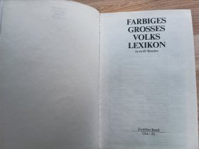 德文书 Farbiges Grosses Volks Lexikon 10