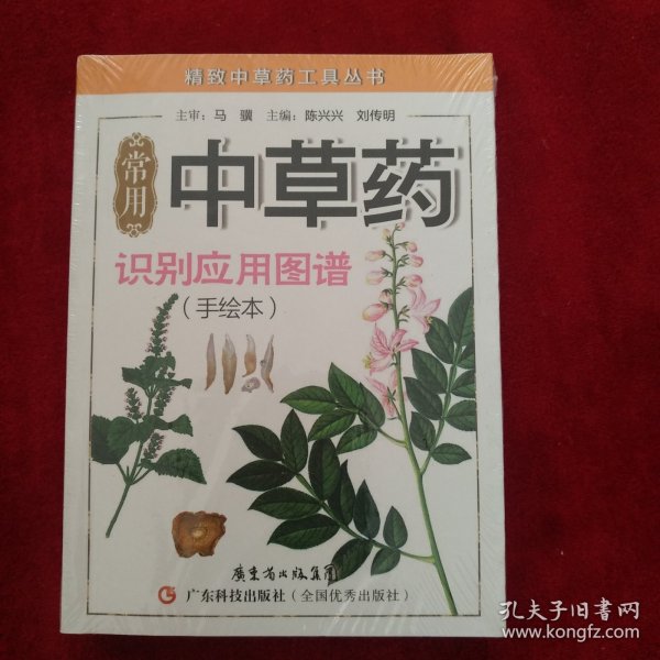 精致中草药工具丛书：常用中草药识别应用图谱（手绘本）