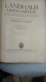 landhaus und garten （民国建筑资料）精装1925年