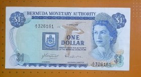 1978年百慕大1元原票品相如图保真保老