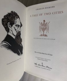 Easton Press 真皮精装 狄更斯《双城记》 A Tale Of Two Cities 伊东有史以来最伟大的100部经典名著系列 真皮精装限量版