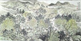 青绿山水四尺