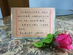 《鸟随鸾凤》硬笔作品小摆件～