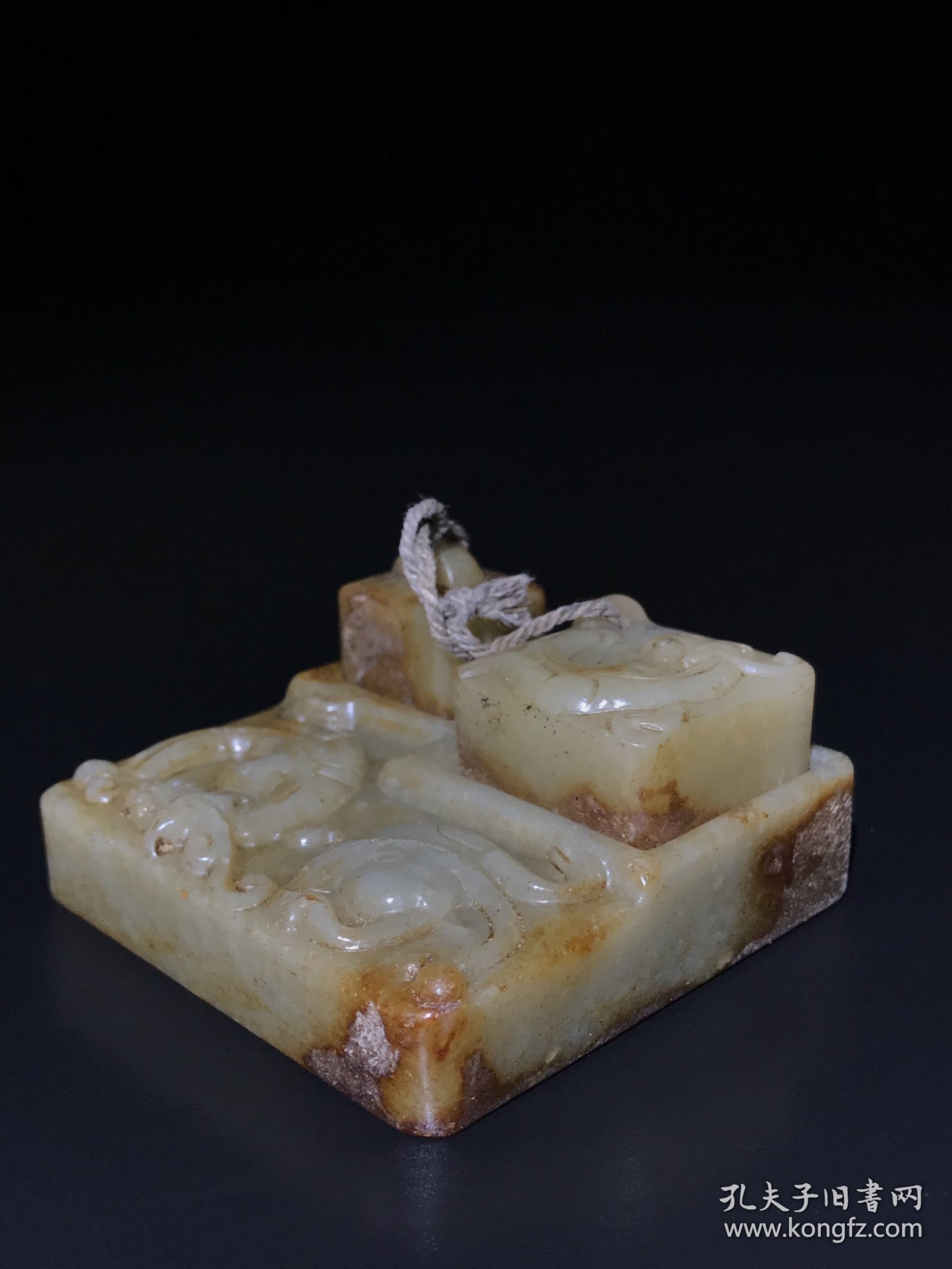 旧藏和田玉汉景帝刘启令玺