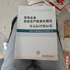 发电企业安全生产标准化规范及达标评级标准