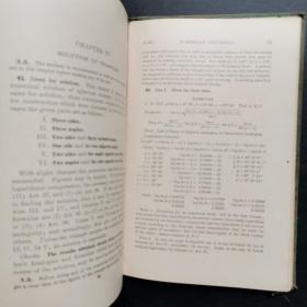 spherical trigonometry【觚三角】球面三角学,内有：大学堂藏书楼之章，玉泉街智广书局章