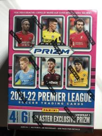 帕尼尼 Panini 2021-22赛季 英超 足球联赛 Prizm 球星卡 1盒 现货