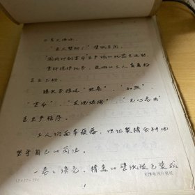 电视剧 酸甜苦辣有一天  手写稿