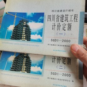 四川省建筑工程计价定额:SGD1-95