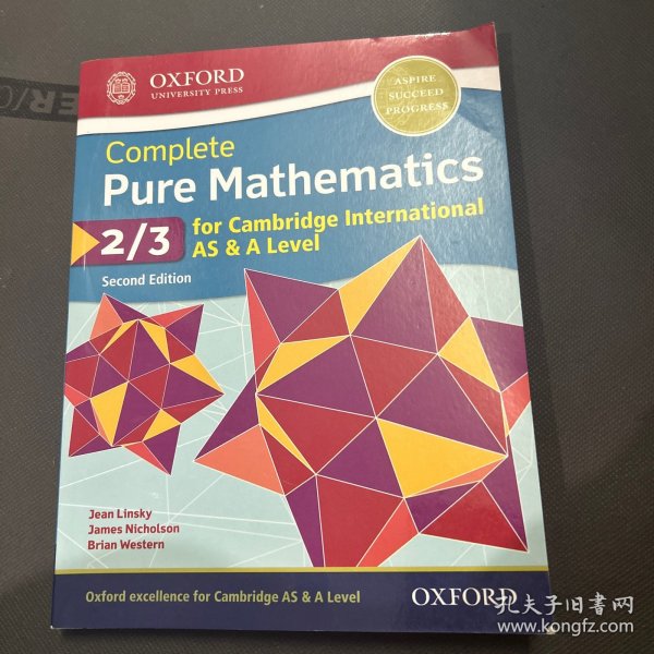 complete mathematics for Cambridge International AS & A Level 2/3