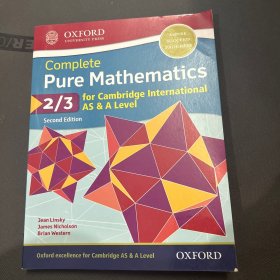 complete mathematics for Cambridge International AS & A Level 2/3