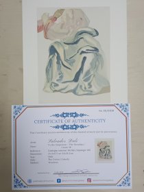 达利《神曲》木刻版画1960年版，含真品证书！！