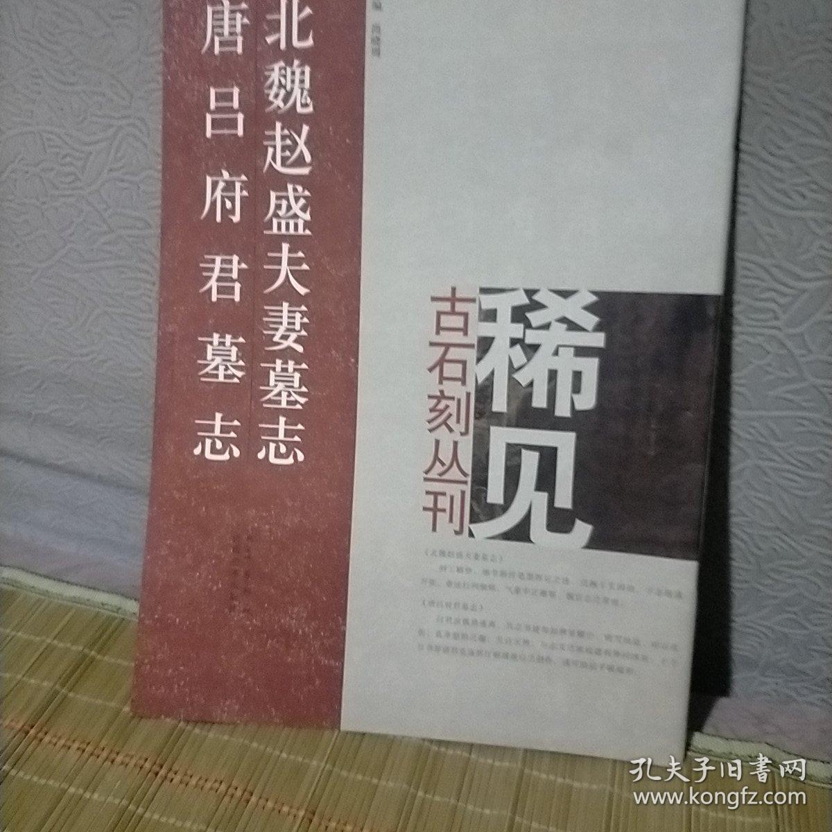 稀见古石刻丛刊：北魏赵盛夫妻墓志 唐吕府君墓志