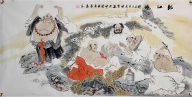 【临江仙】 河南美协会员刘老师四尺精品人物