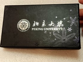 北京大学纪念不锈钢钥匙扣名片夹套装