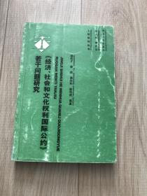 《经济、社会和文化权利国际公约》若干问题研究