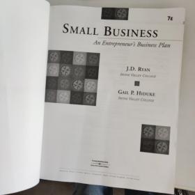 SMALL BUSINESS  An Entrepreneur's Business Plan