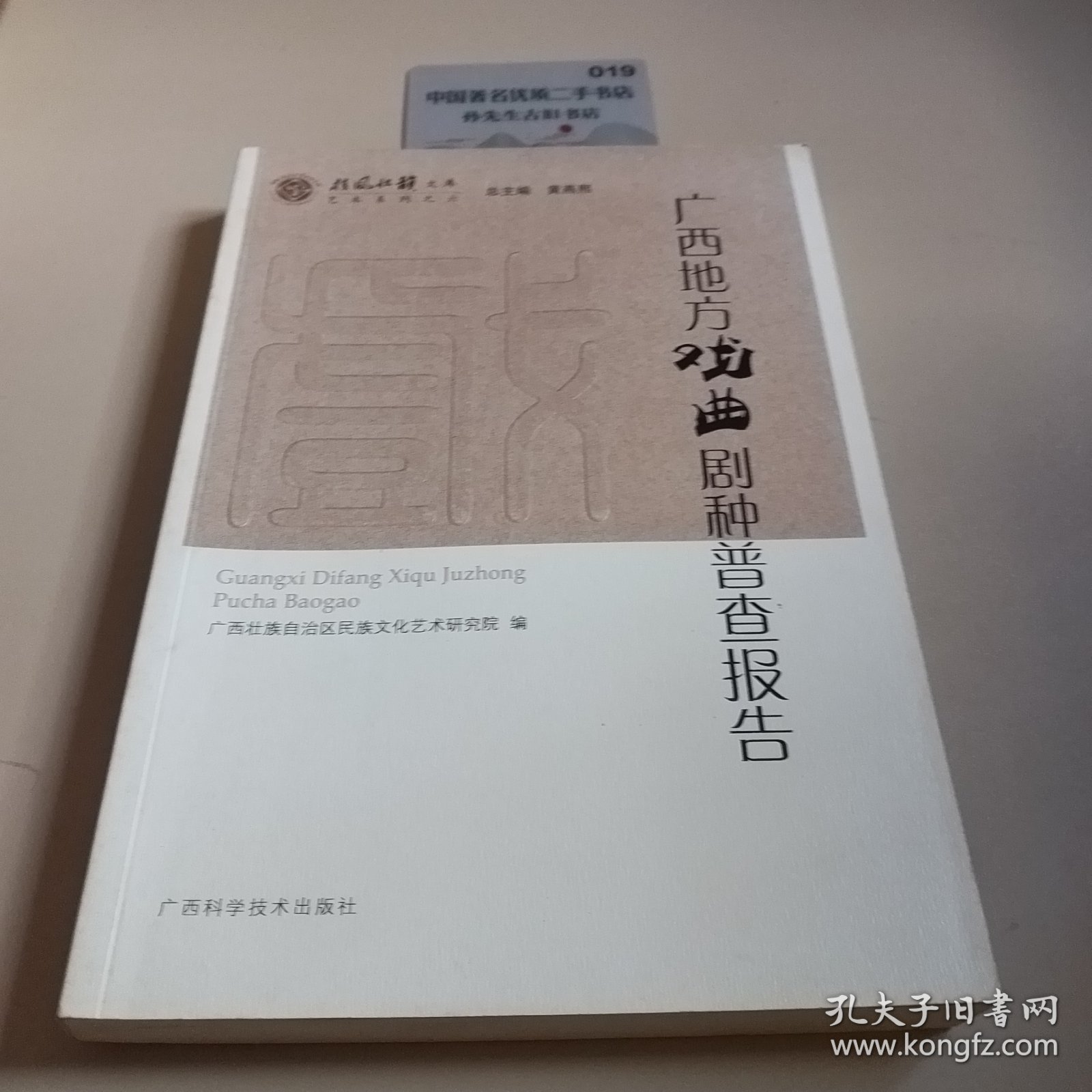广西地方戏曲剧种普查报告/桂风壮韵文库·艺术系列之六