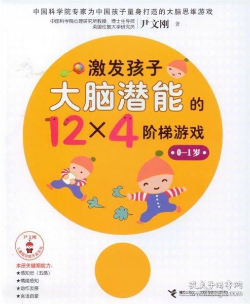 尹文刚儿童脑功能开发系列：激发孩子大脑潜能的12×4个阶梯游戏（0-1岁）