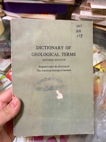 DICTIONARY OF GEOLOGICAL TERMS（地质学名词词典 小32开）英文版